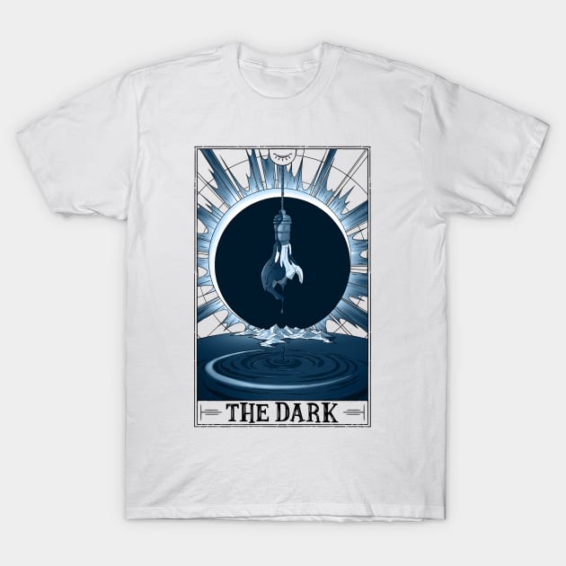 The Dark Tarotesque (light) T-Shirt by Rusty Quill